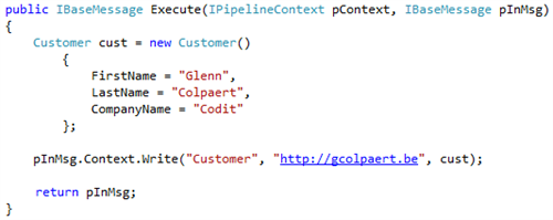 Pipelinecomponent