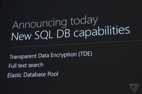 Azure SQL Database new capabilities