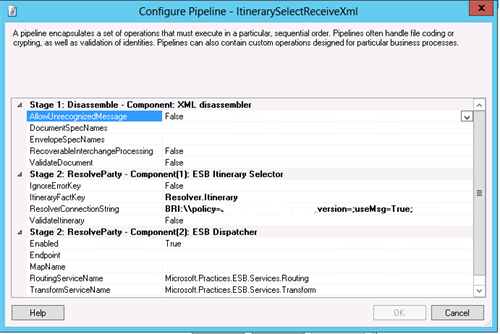 Itinerary Select Receive