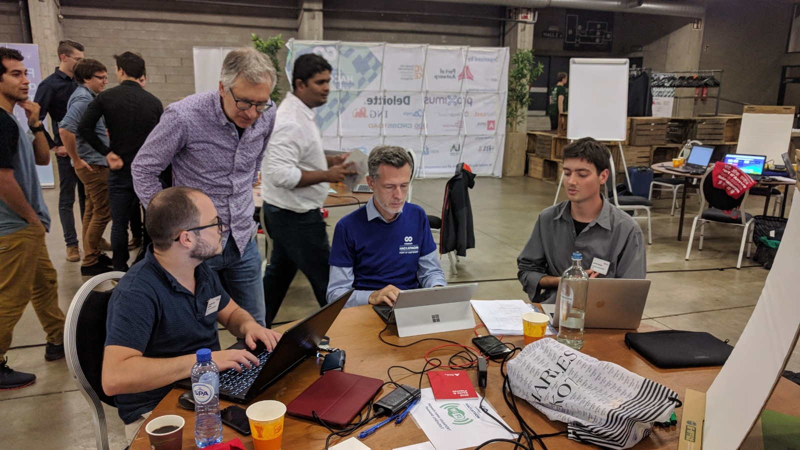 Codit T-minind ChainPORt hackathon IoT Blockchain