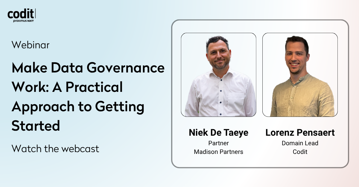 Codit Characters Make Data Governance Work: A Practical Approach | Codit